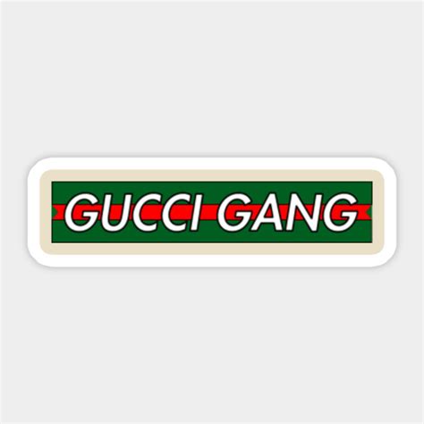 gucci stickers|Gucci gang stickers.